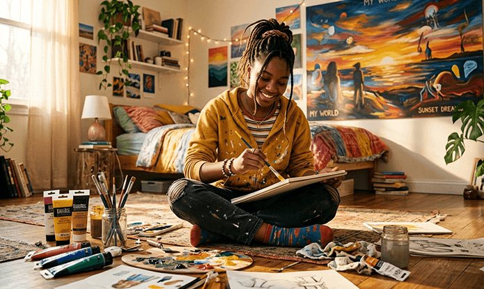 Introvert Kid struggling to express